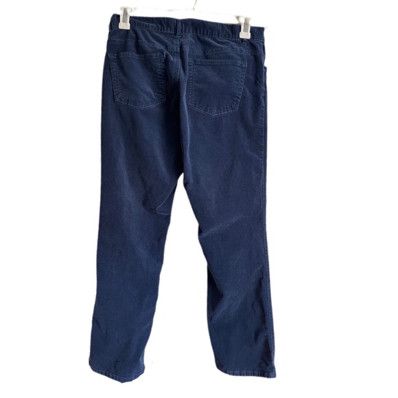 Chaps women corduroy navy pants 12 - Picture 2 of 2